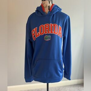 Majestic Blue Florida Hoodie with Orange Accents